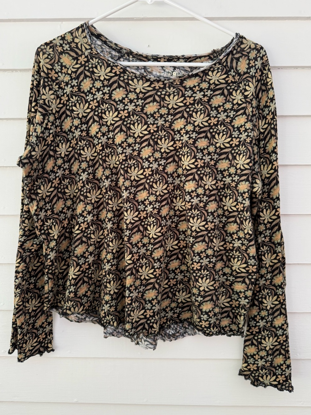 Natural Life | Floral Long Sleeve Top Size Large - Picture 3 of 7